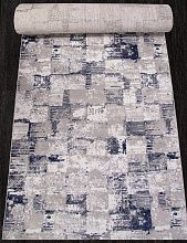 Овальный ковровая Дорожка RICHI 8673 GRAY-BLUE