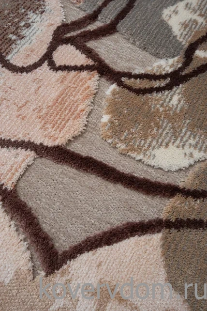 Рельефный ковер из вискозы GENOVA 38182 6626 90 Овал