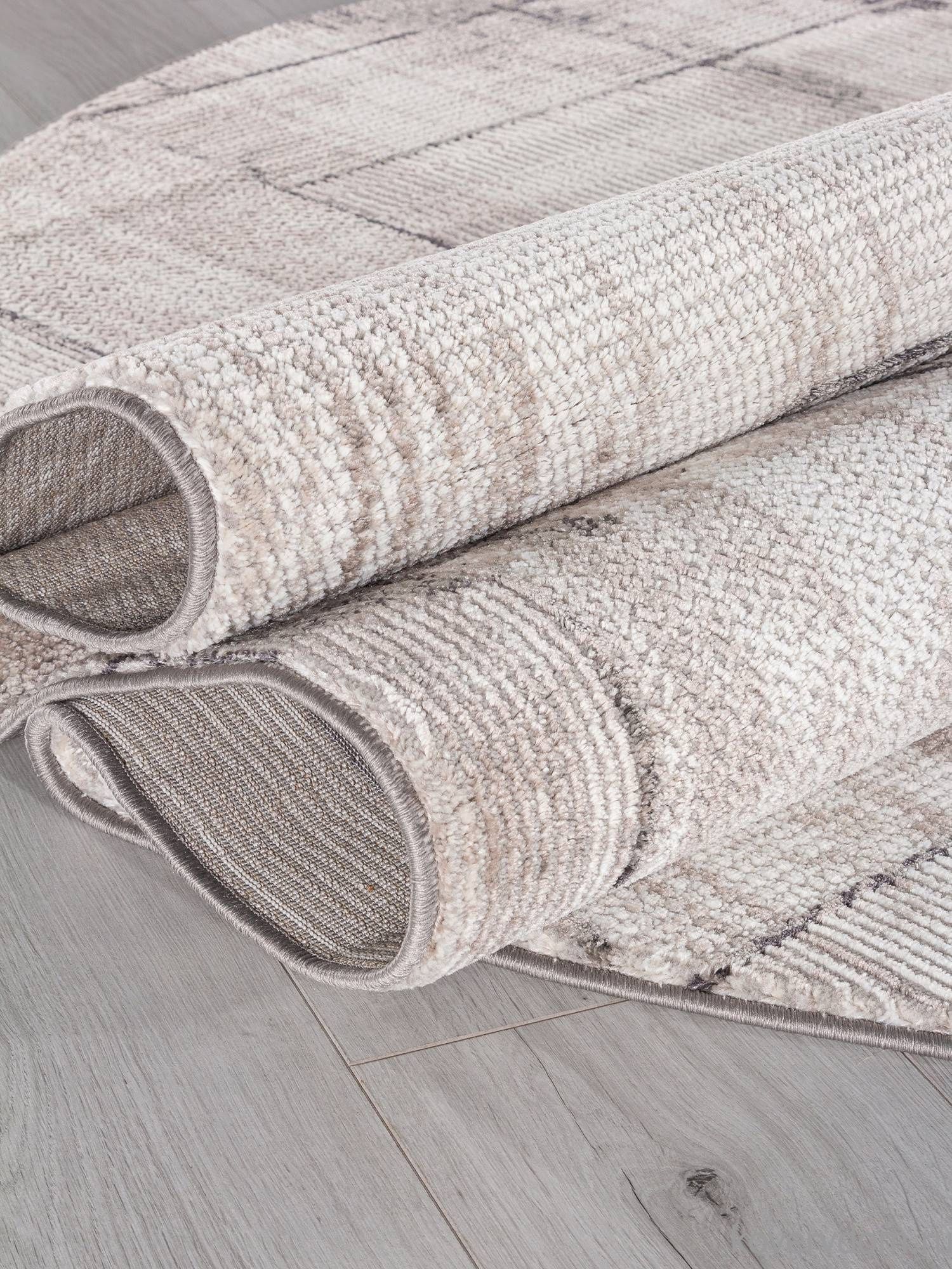 Ковер BRAND O2131 995 GREY / GREY Овал