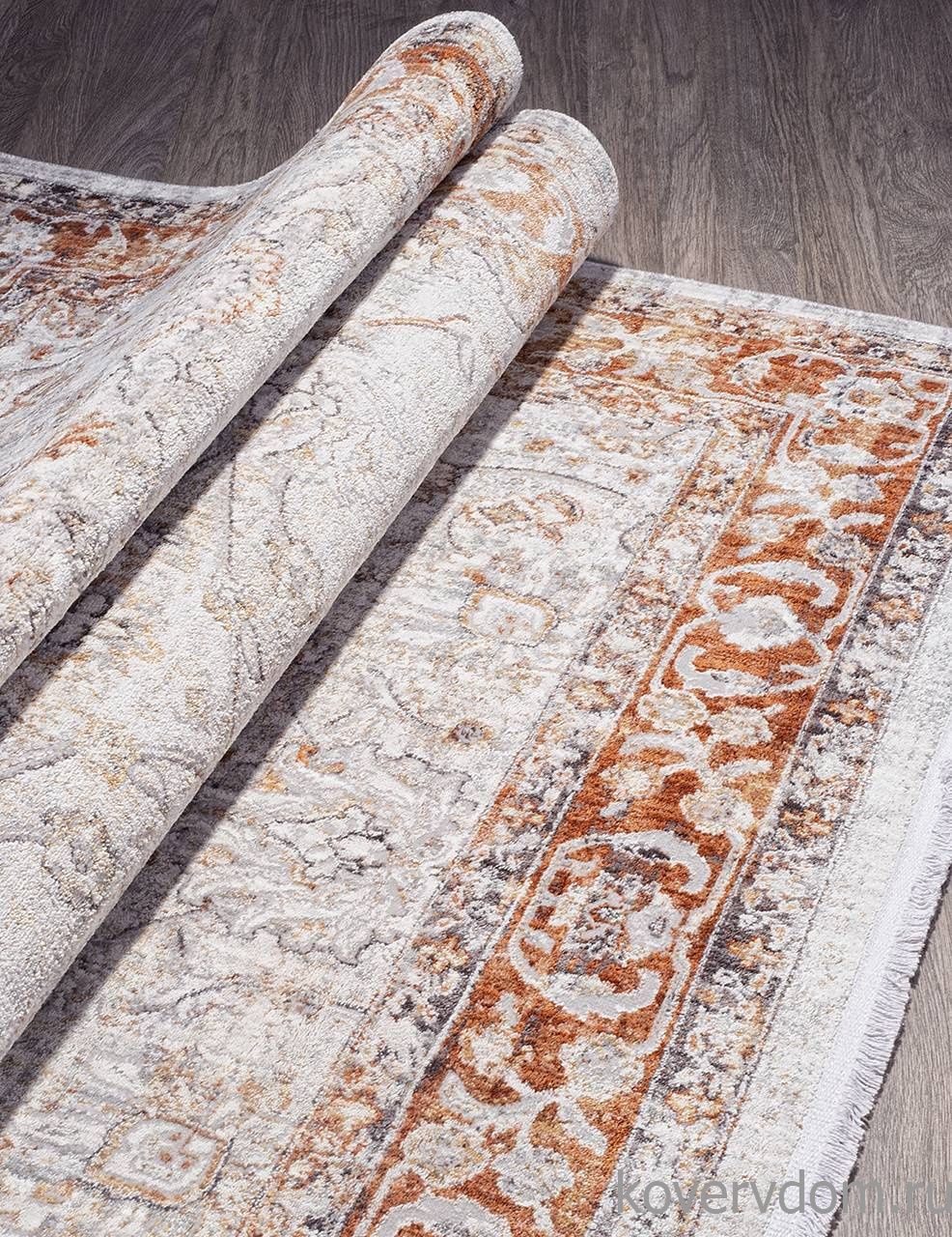 Ковер SEATTLE 03882A СЕРЫЙ / КОРИЧНЕВЫЙ