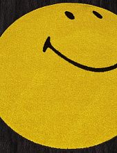 Ковер в детскую желтый SMILE NC21 YELLOW Круг