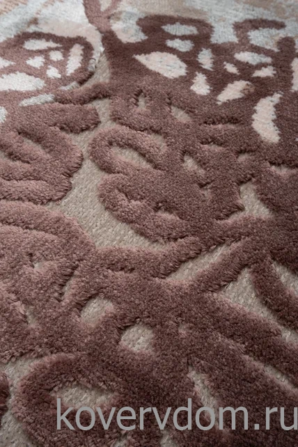 Рельефный ковер из вискозы GENOVA 38182 6626 90 Овал