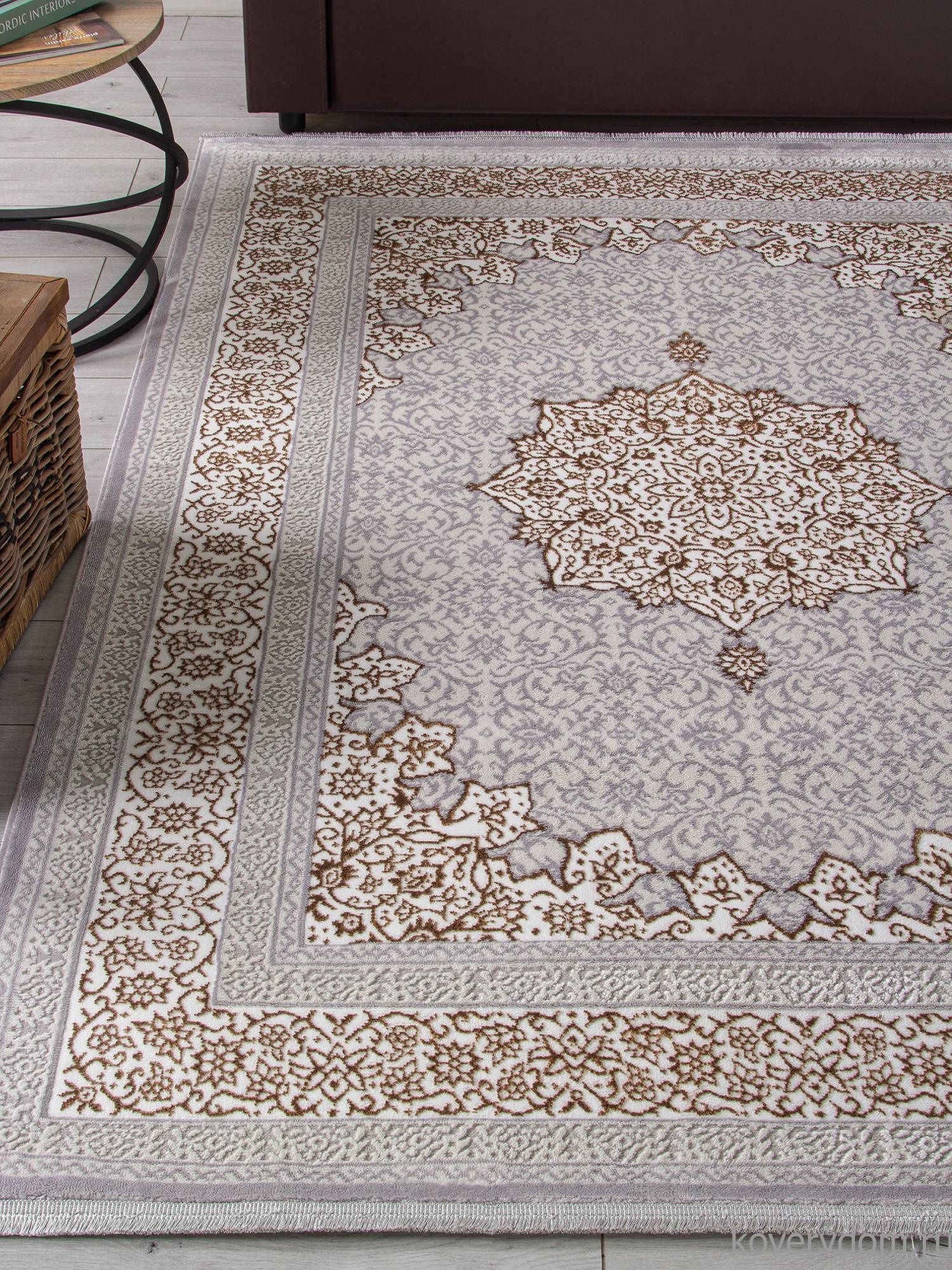 Ковер HALIF F584 GRAY-GREEN