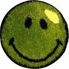Круглый ковер зеленый FANTASY SMILE 12003-130 КРУГ