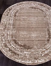 Ковер MARDAN 1280A VIZON SHRINK / BROWN Овал