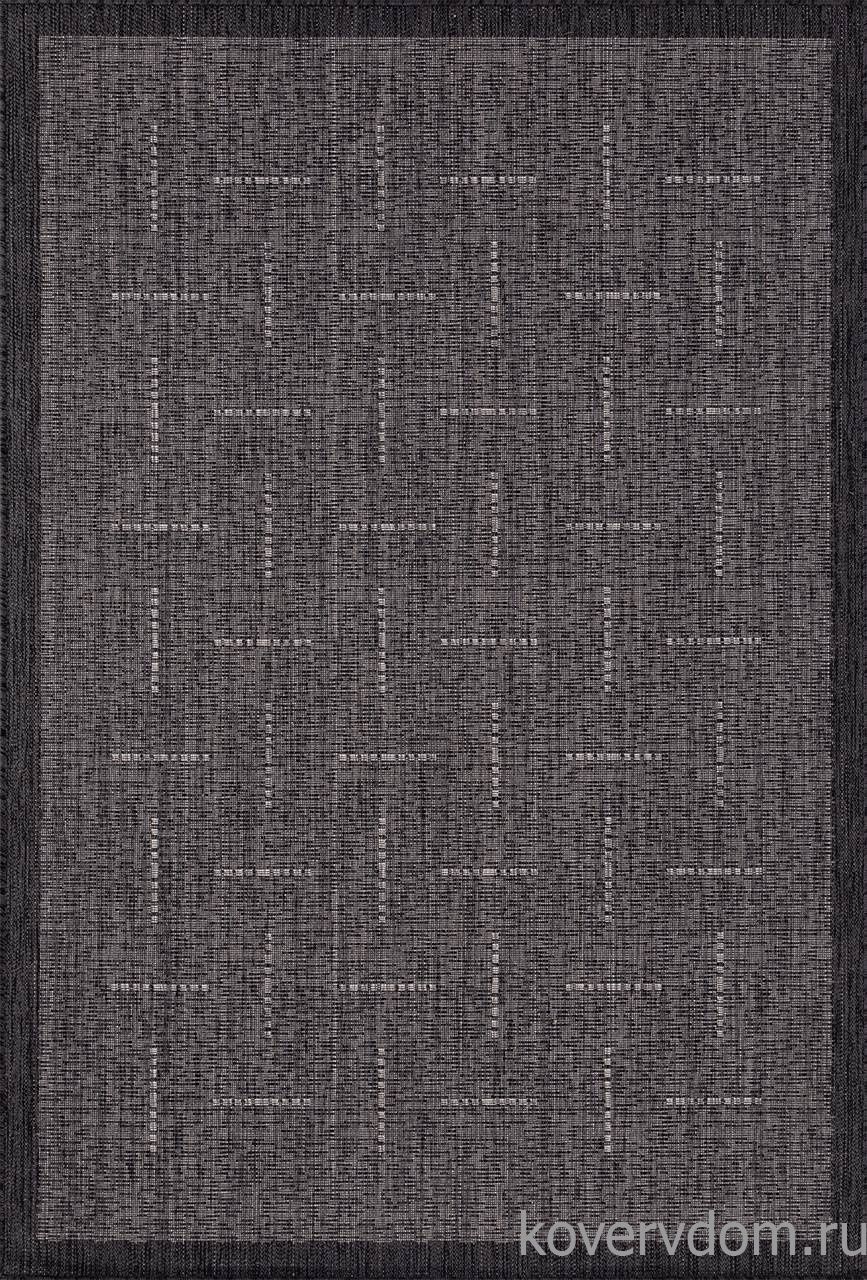 Ковер циновка VEGAS S008 BLACK-GRAY