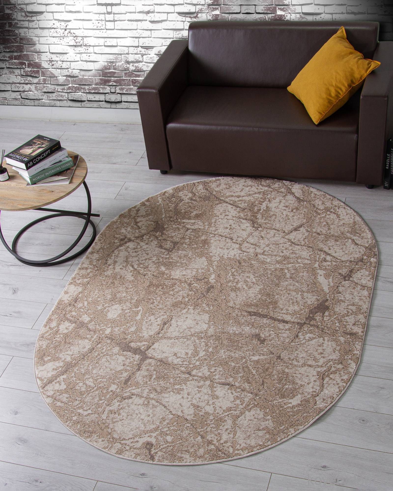 Ковер ALABAMA F175 BEIGE Овал