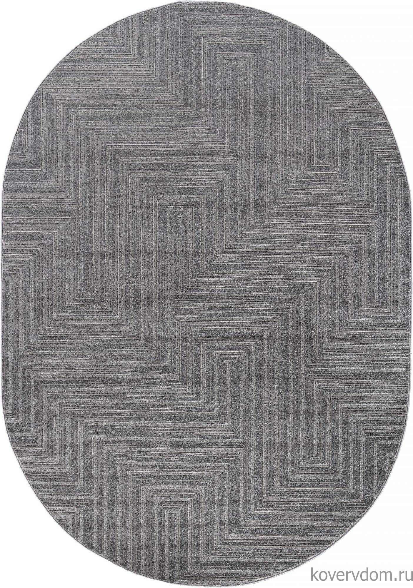 Ковер DIOS F412 LIGHT GRAY Овал
