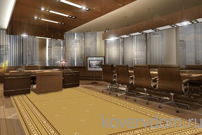 Ковер полушерсть большого нестандартного размера в кабинет руководителя Ковер полушерсть большого нестандартного размера в кабинет руководителя
