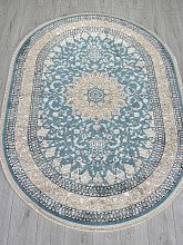 Ковер DELINA M108A BLUE / CREAM Овал