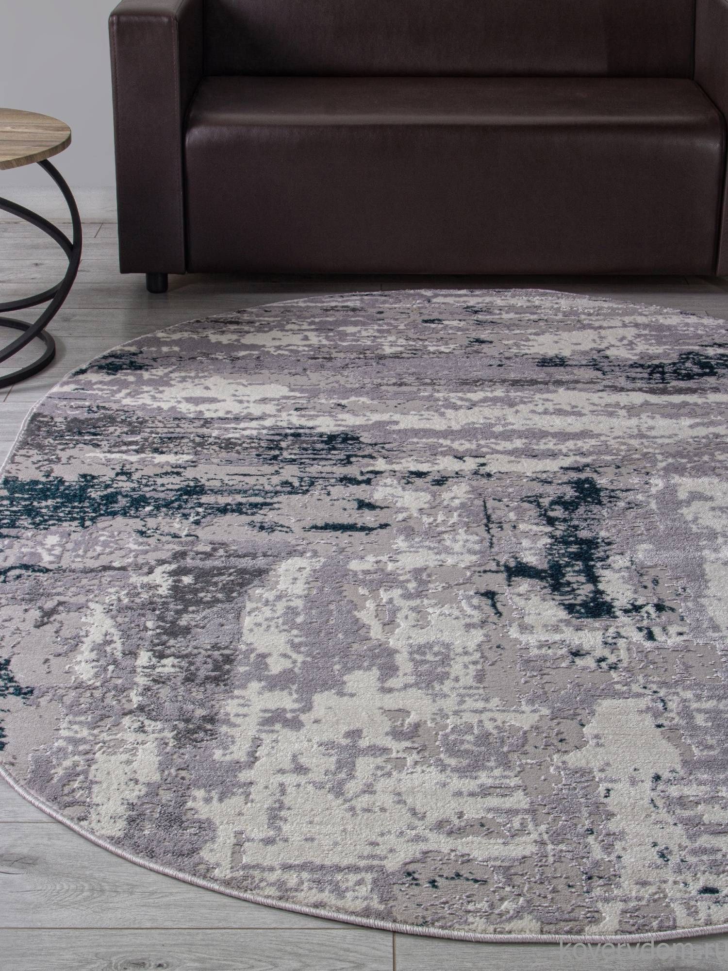 Ковер PALERMO F279 GRAY Овал