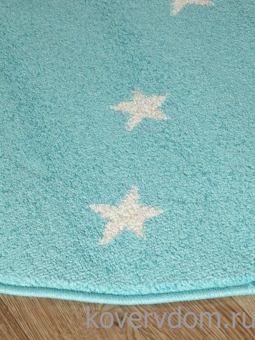 Ковер детский FUNKY TOP STARF blue ROUND