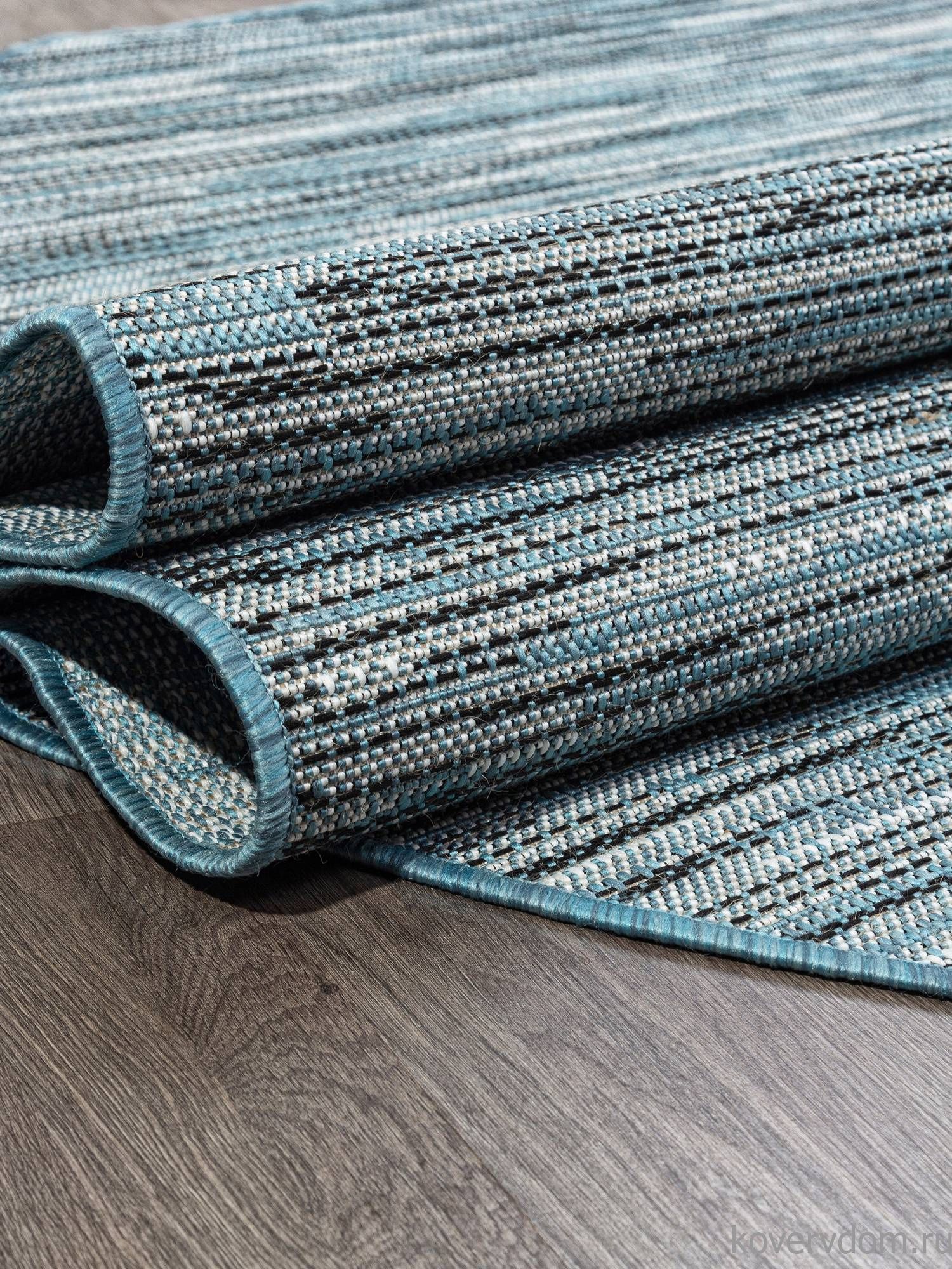 Ковер-циновка KAIR S134 BLUE Овал