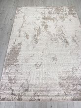 Пушистый овальный ковер IRIS MP17 BEIGE