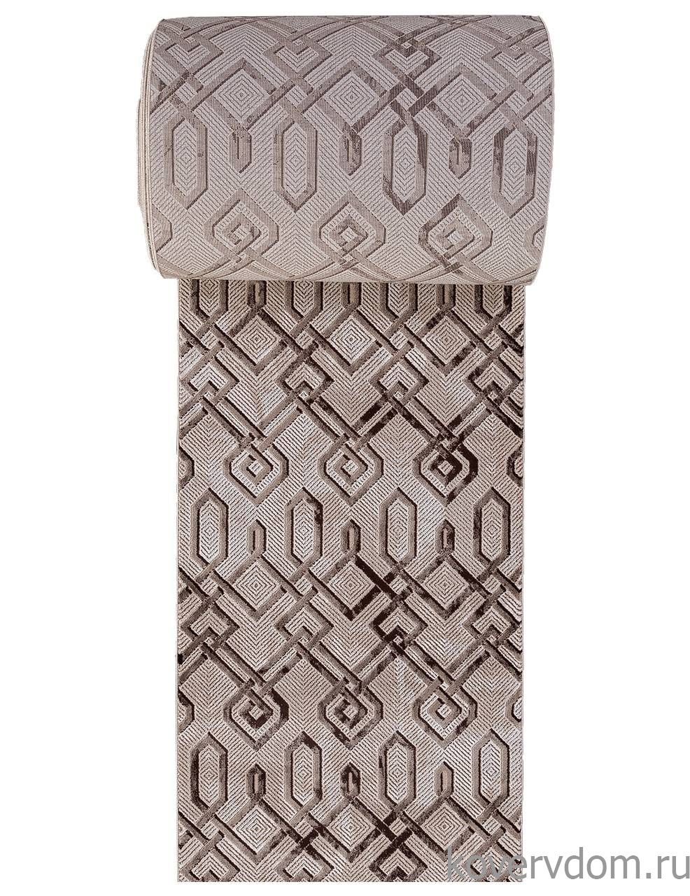 Ковровая дорожка ARMINA 04049B ТЕМНО-КОРИЧНЕВЫЙ